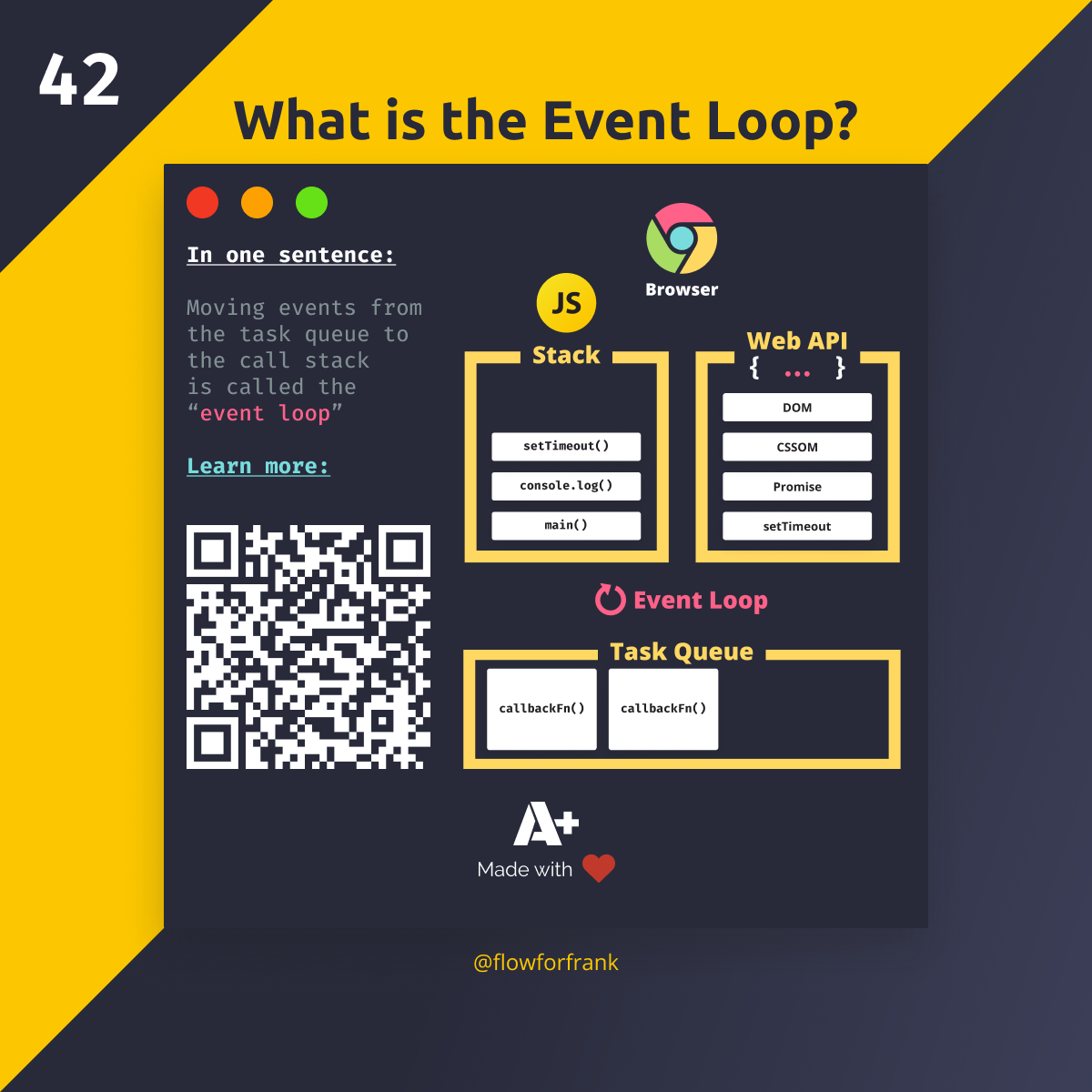 What is the event loop in JavaScript?