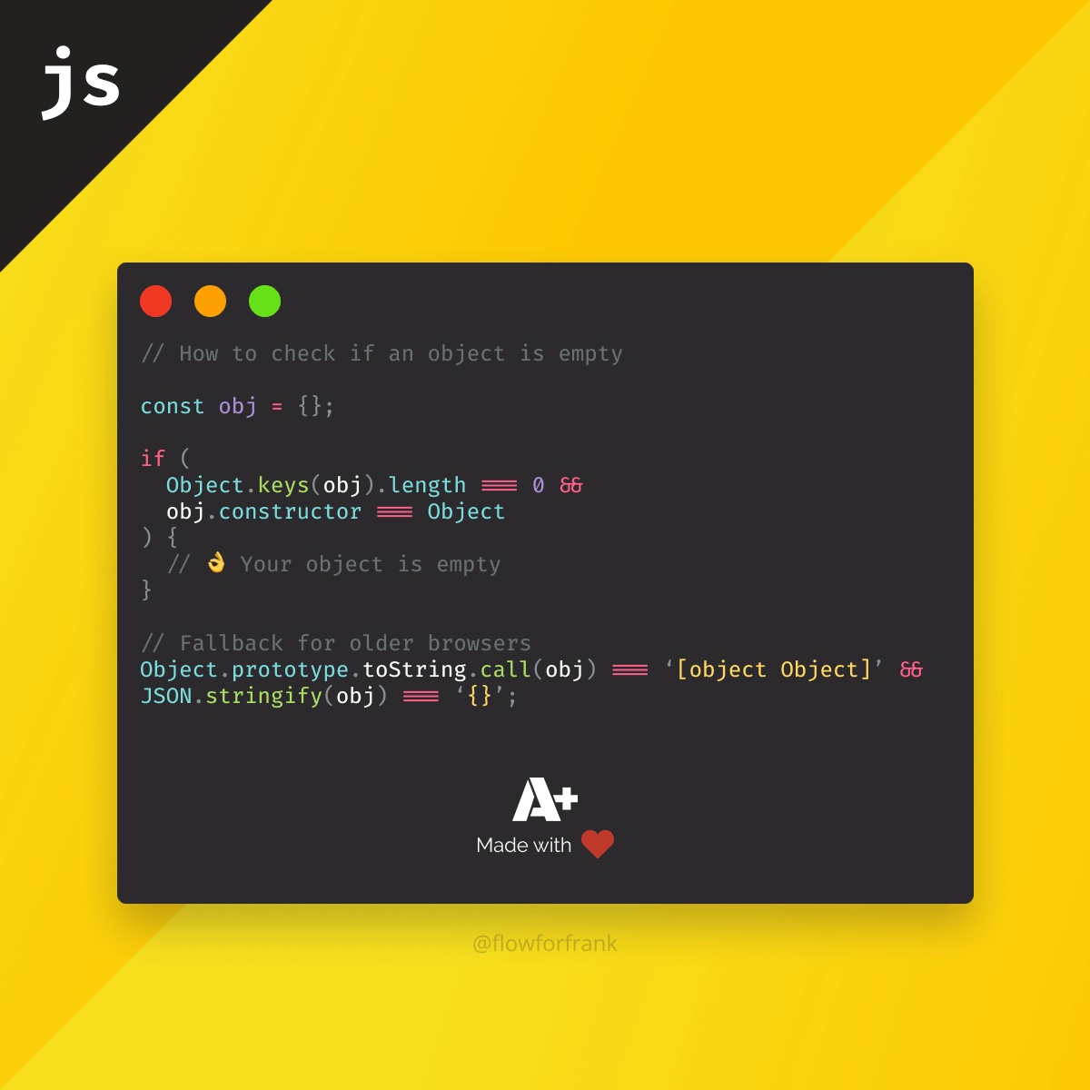 38 Object Check In Javascript Javascript Nerd Answer