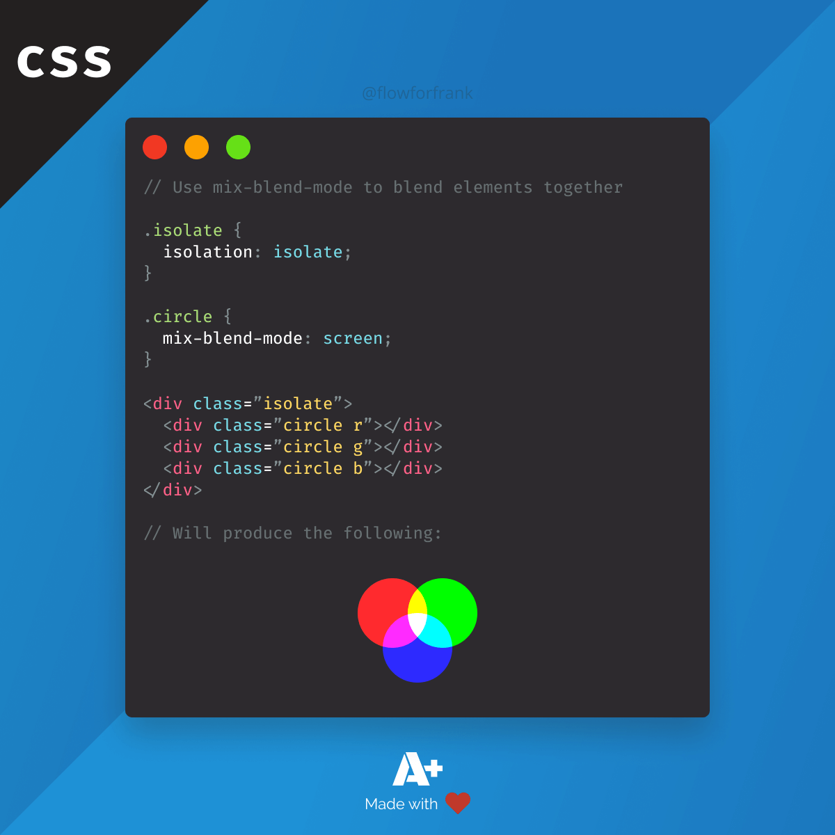 How to Blend Elements Together in CSS