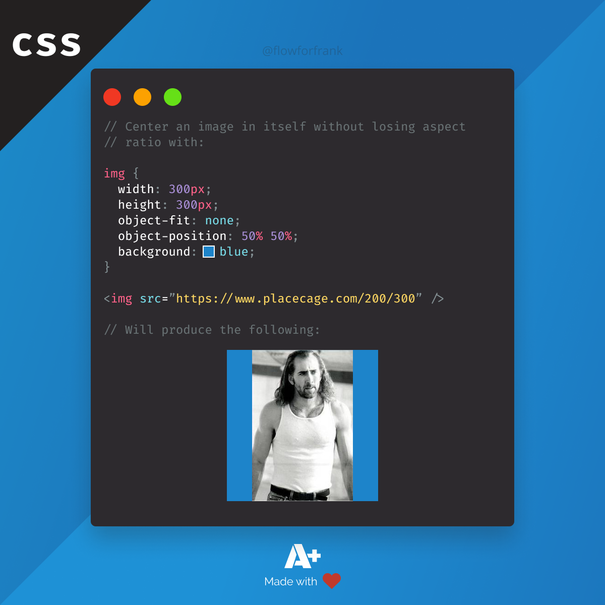 How to Keep Aspect Ratio of Images in CSS