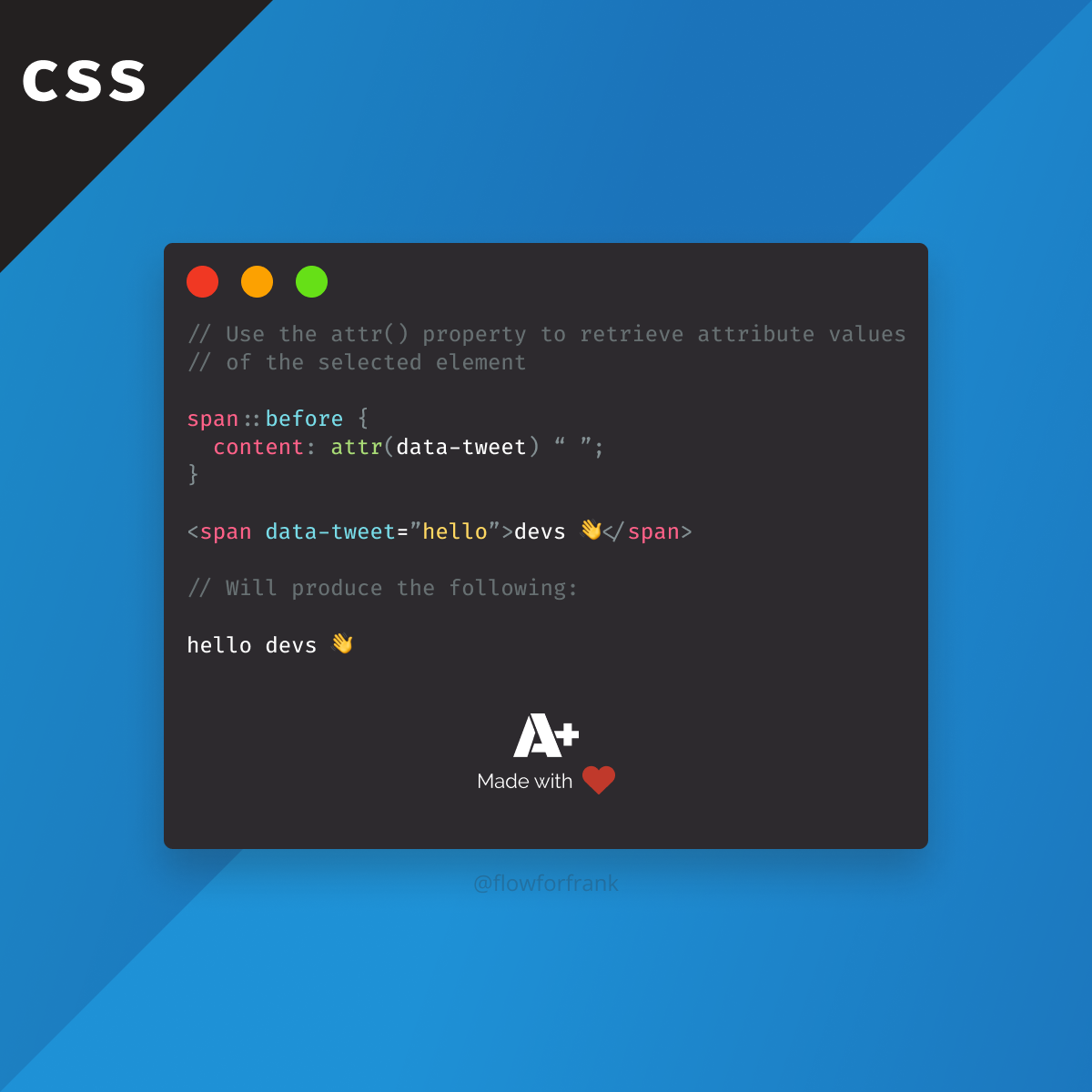 How to Retrieve Attribute Values in CSS