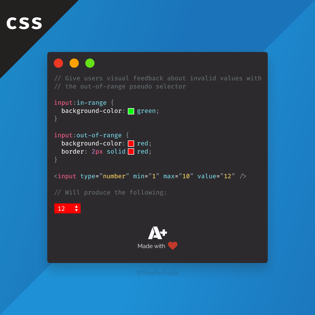 How to Style Invalid Inputs in CSS