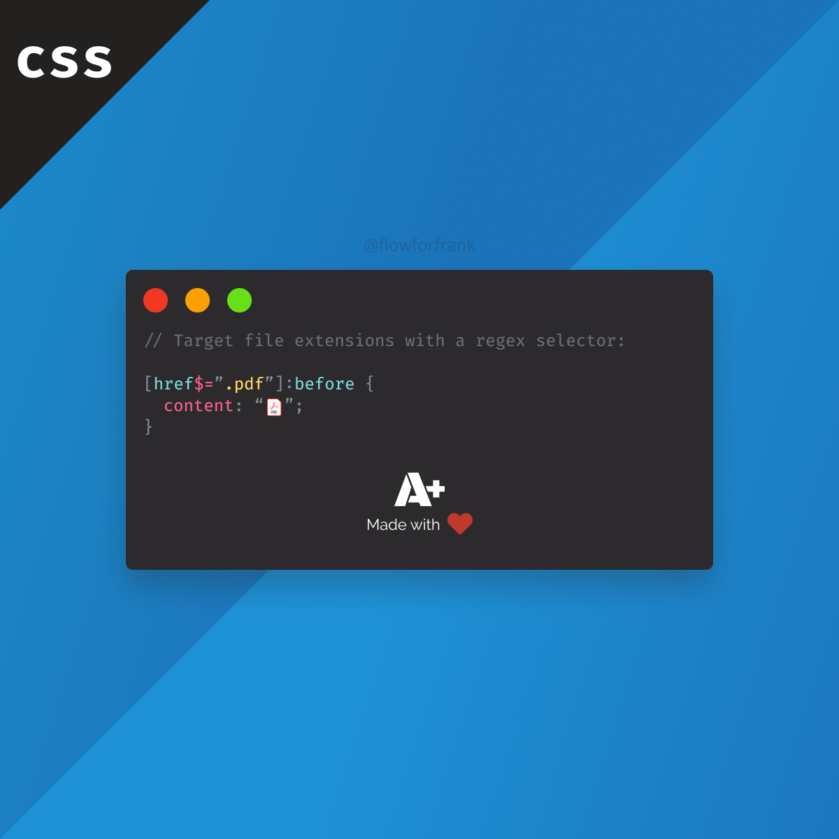 How to Target File Extensions in CSS