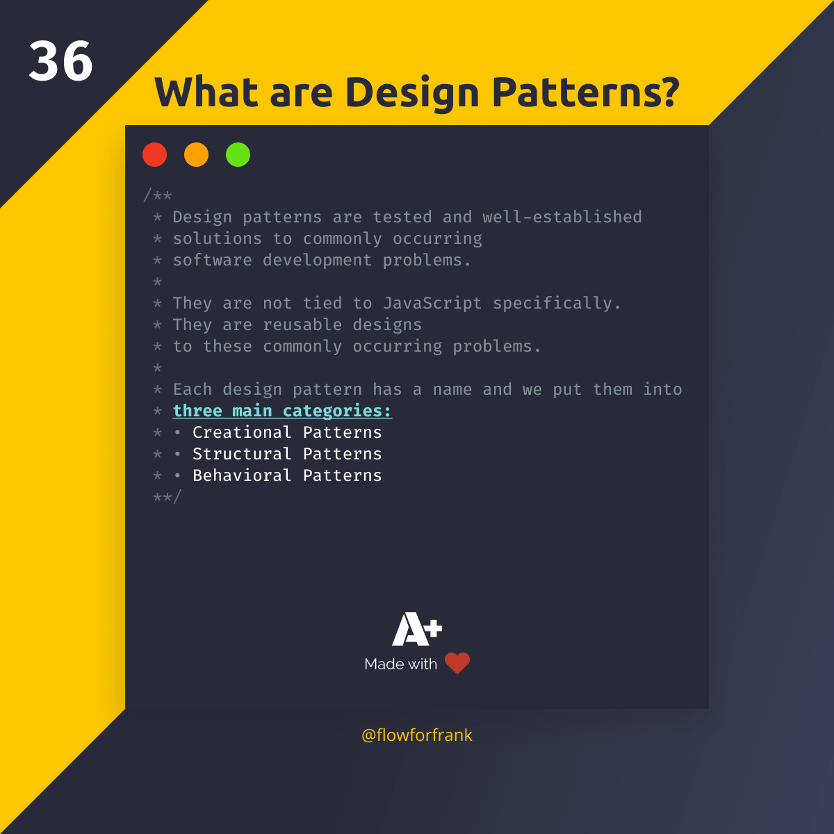 What are Design Patterns