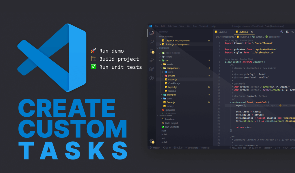 Vægt udstødning vase How to Create Custom Tasks in VSCode - Webtips