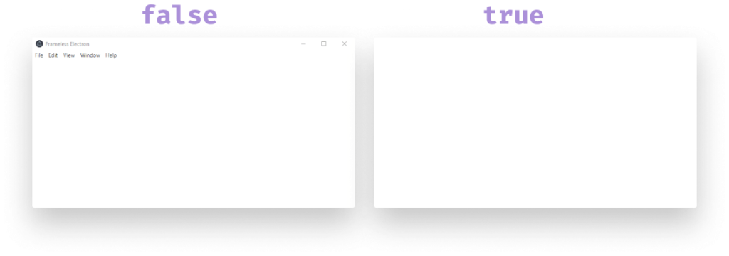 frame to frameless electron window