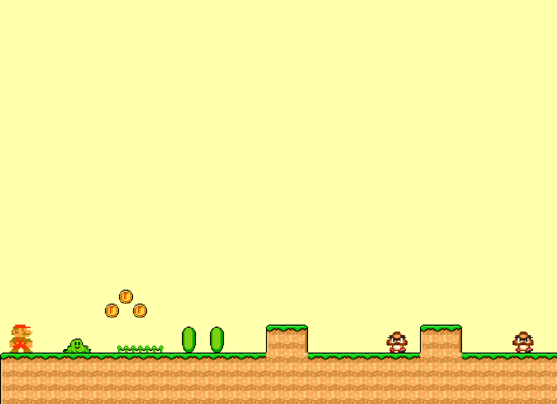 mario collecting coins gif