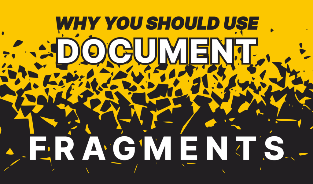 Why You Should Use Document Fragments