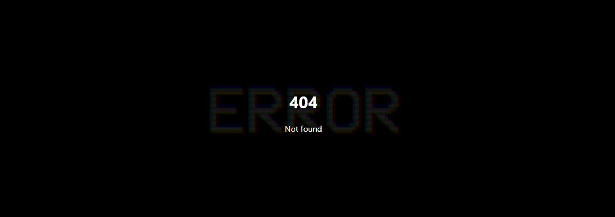 Error page rendered by Sapper