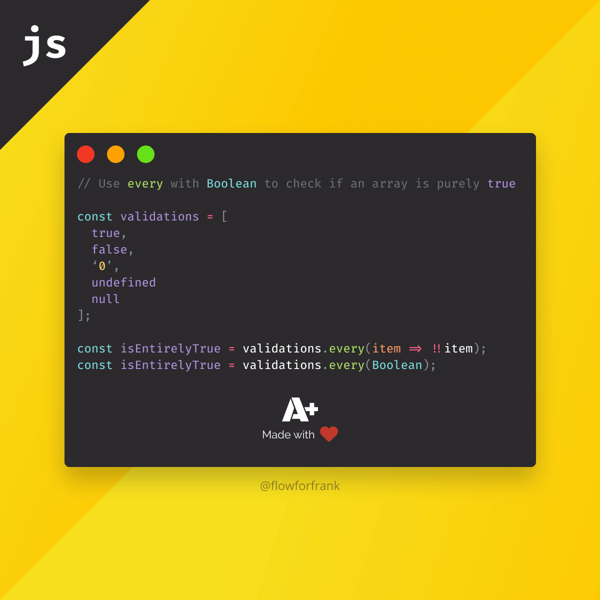 How to Check if All Values are True in a JavaScript Array