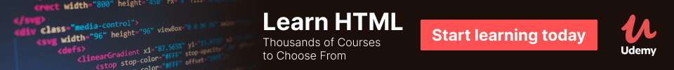 Learn HTML with Udemy
