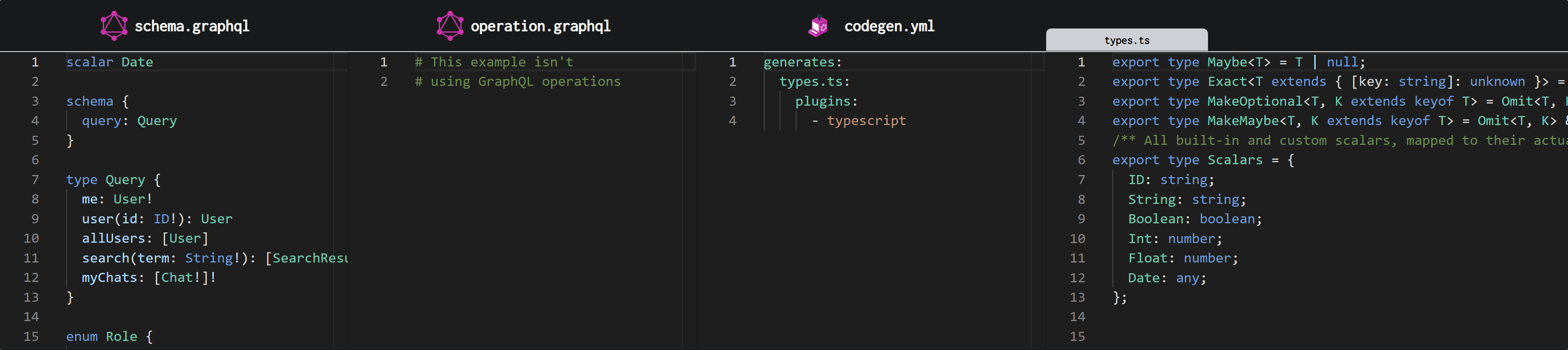 GraphQL Code Generator Live Preview