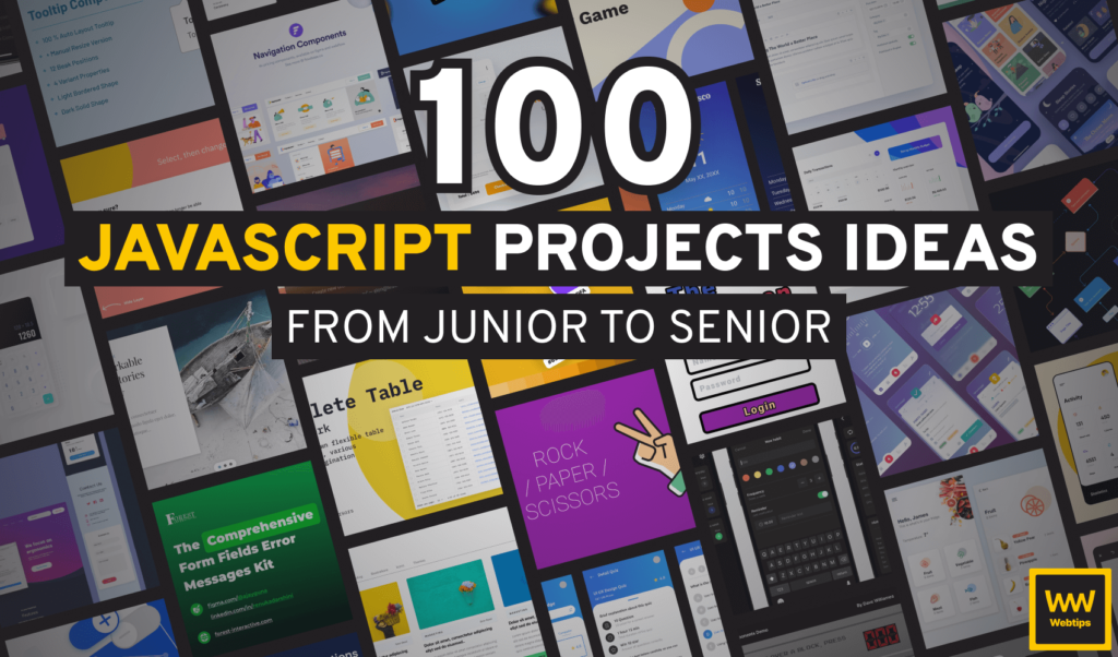 100 JavaScript Project Ideas