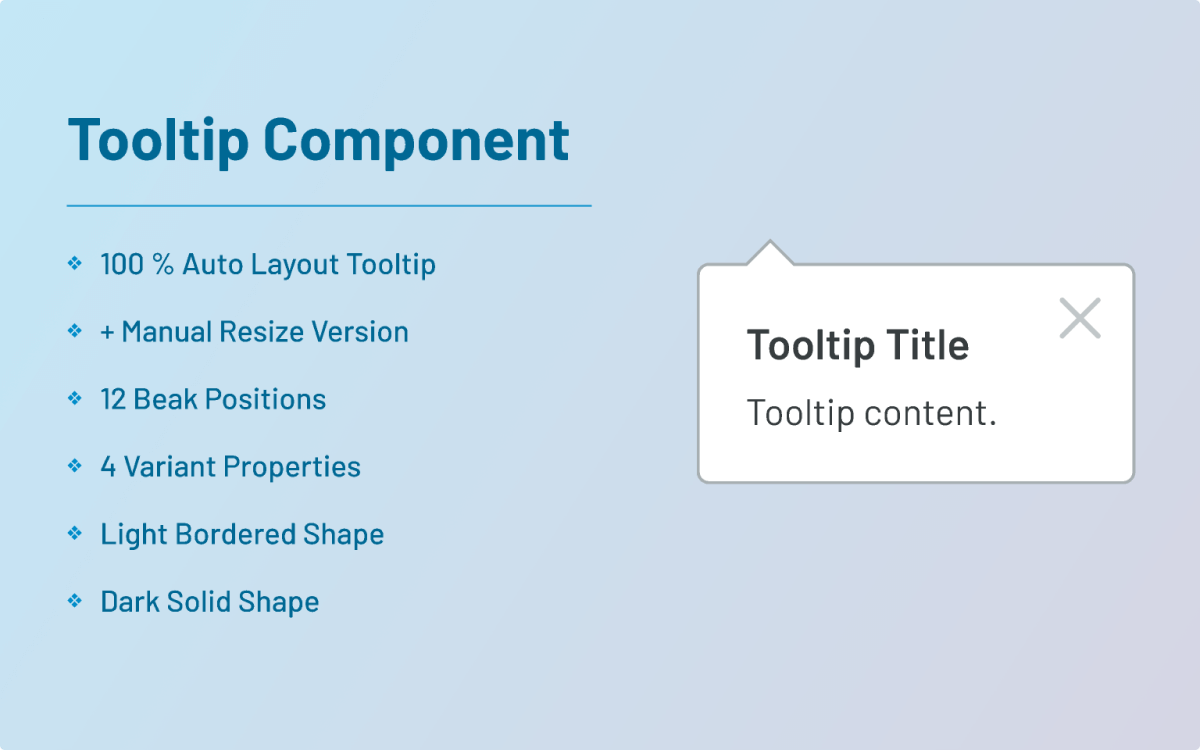Tooltip component design
