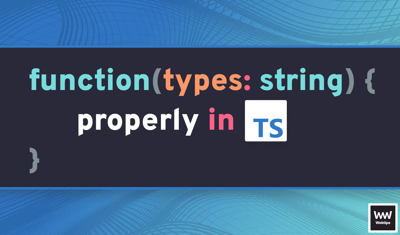 Typescript define function type