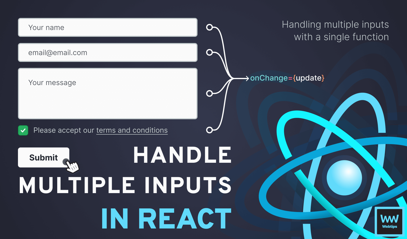 How to Handle Many Inputs with One Handler in React