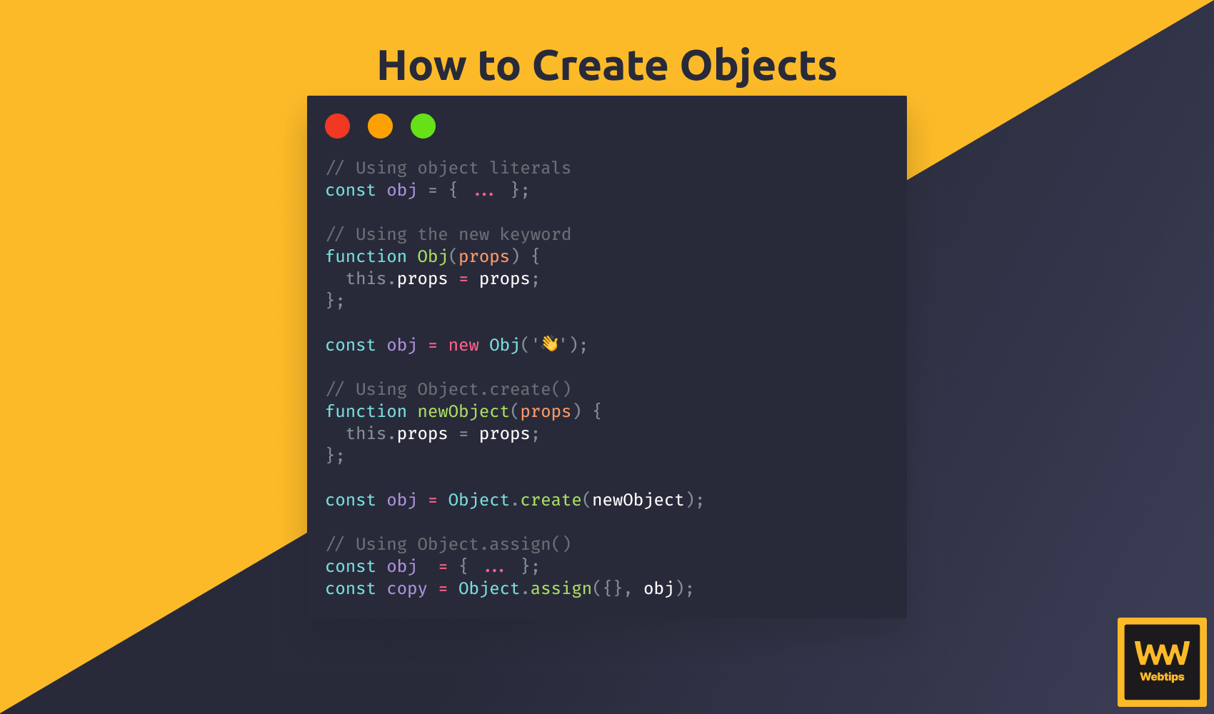 How to Create Objects in JavaScript?