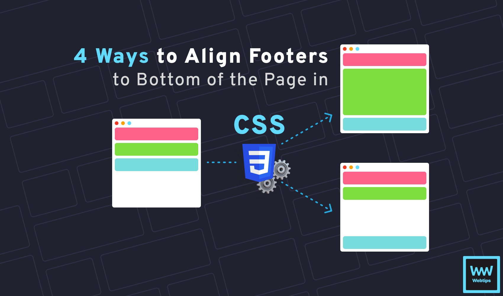 4 Different Ways to Align Footer to Bottom of Page in CSS