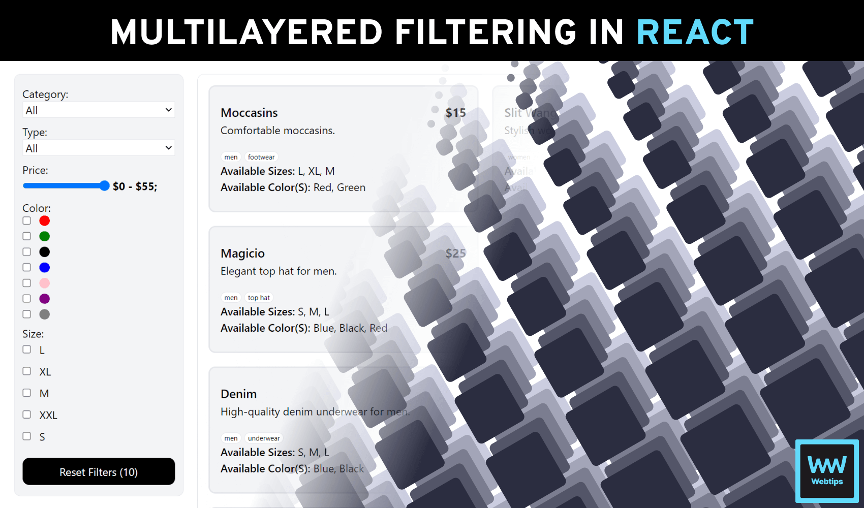 How to Manage Multilayered Attribute Filtering in React